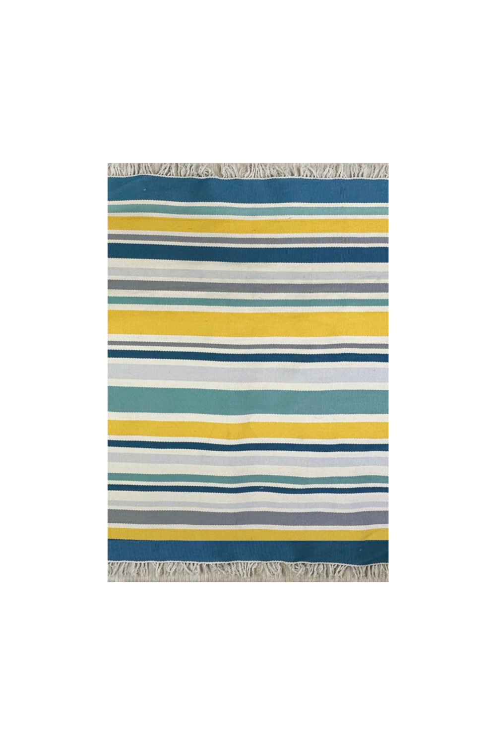 Tapete Kilim Algodão 242x305 listrado 01