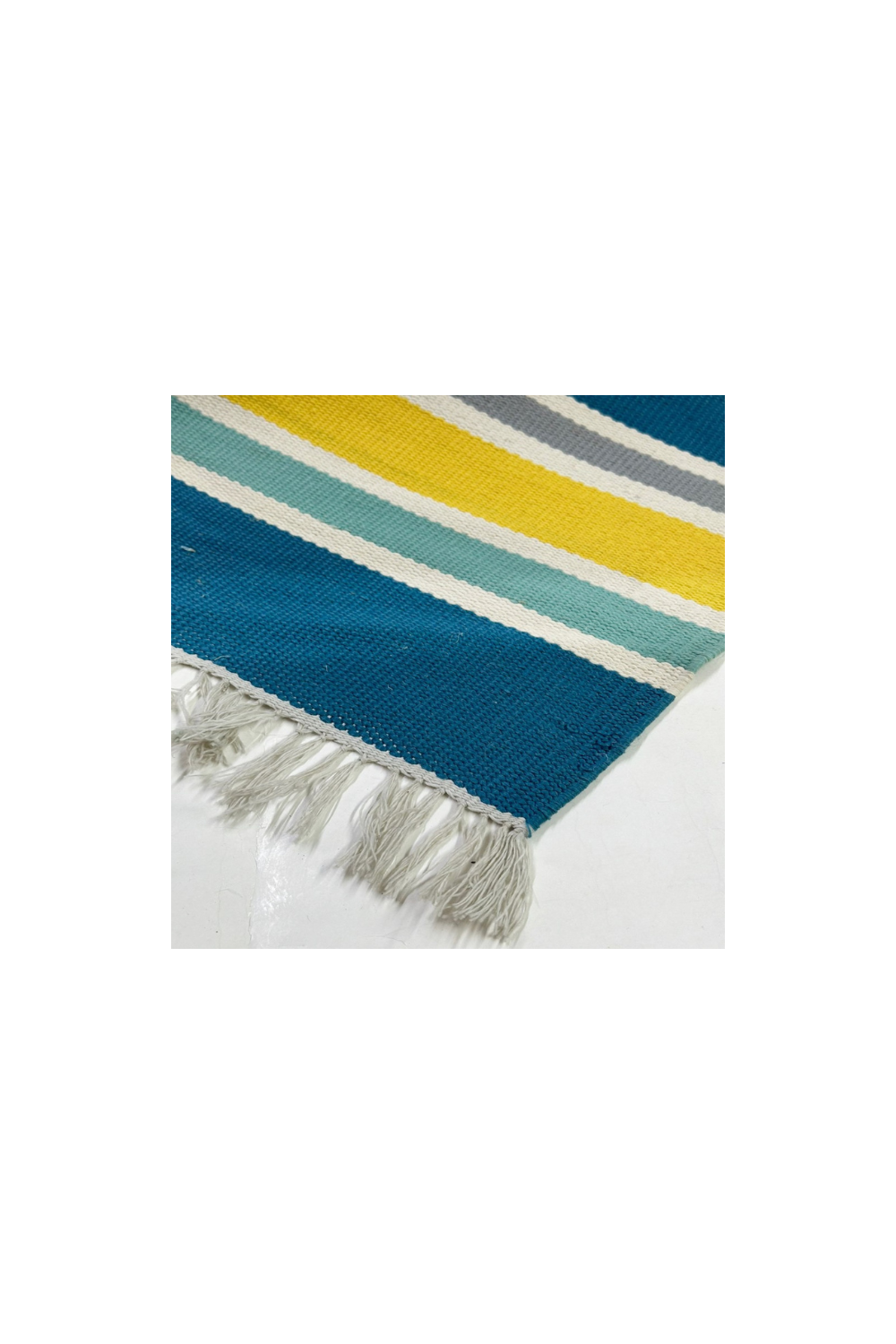 Tapete Kilim Algodão 242x305 listrado 01