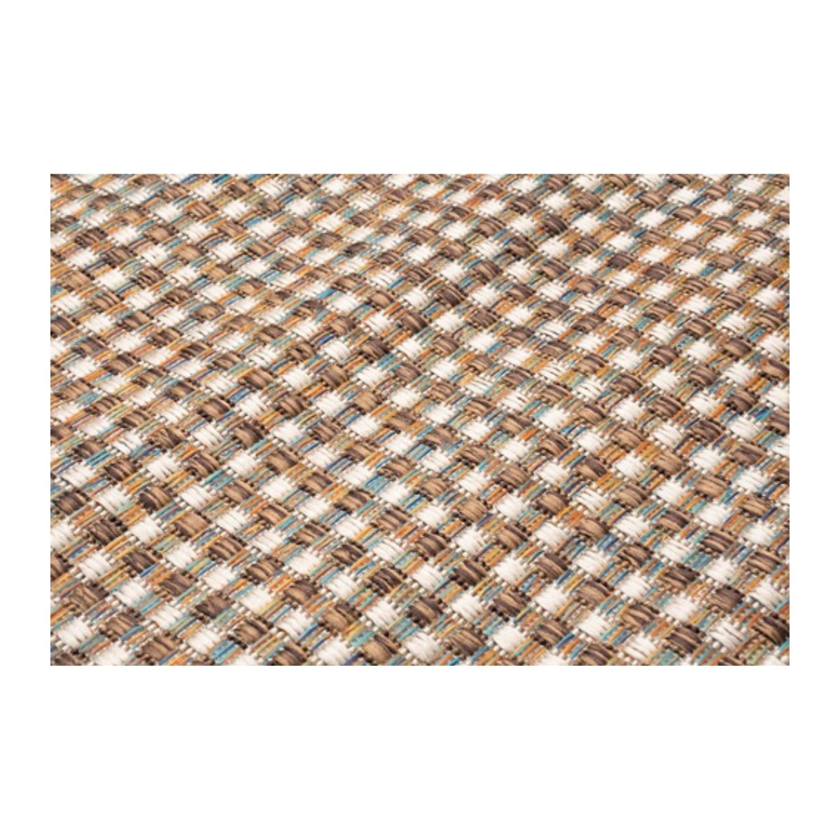 Tapete Buzios 150x200 Barra 49 Marrom Azul