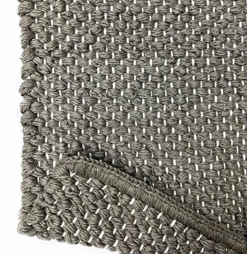 Tapete Tear 60x100 aqua cinza trança