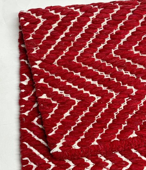 Tapete Tear 63x120 chenile vermelho escama