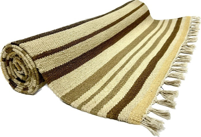 Tapete Kilim Shutle 60x180 listra bege