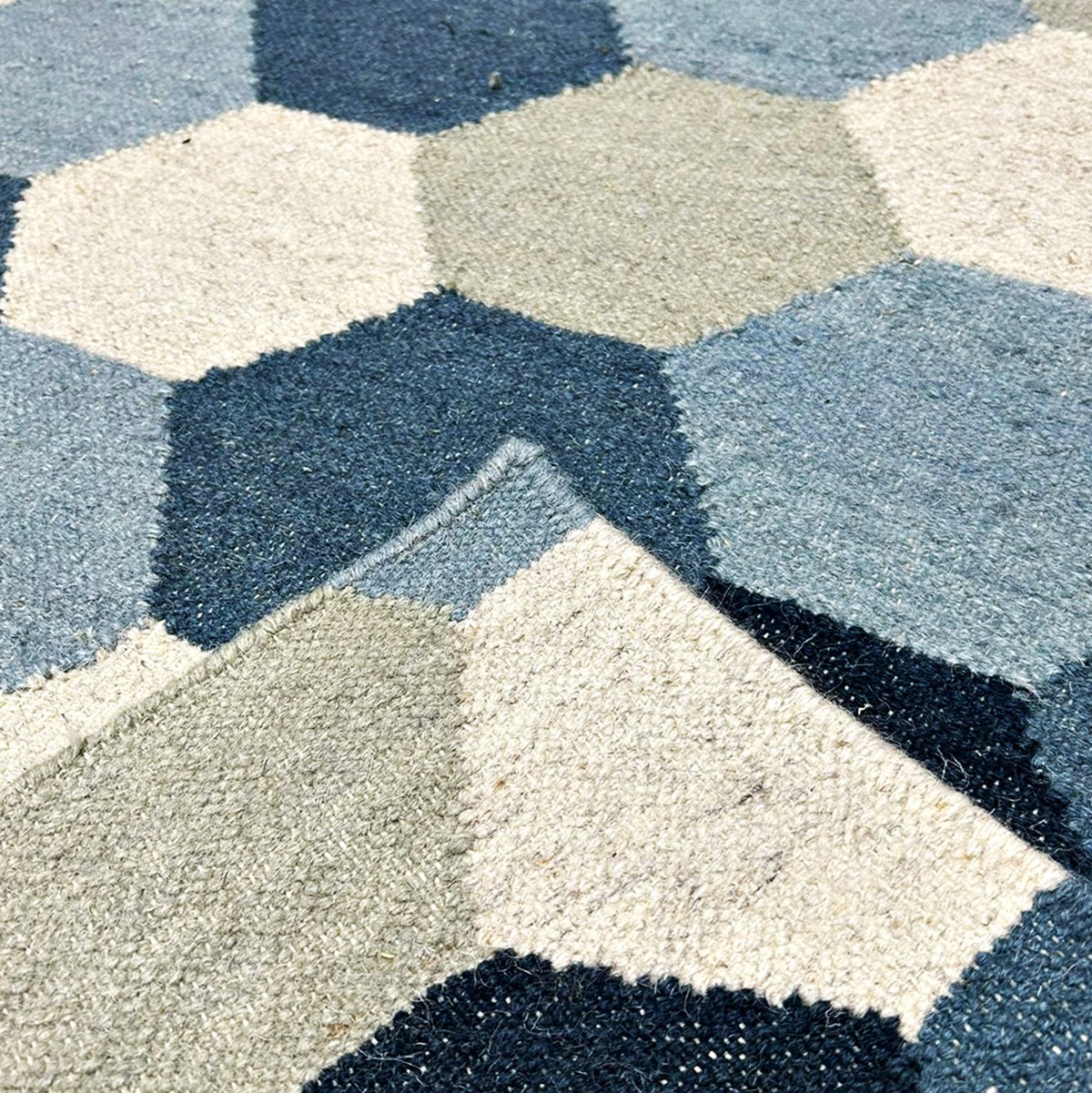 Tapete Kilim Surya 150x200 01 azul