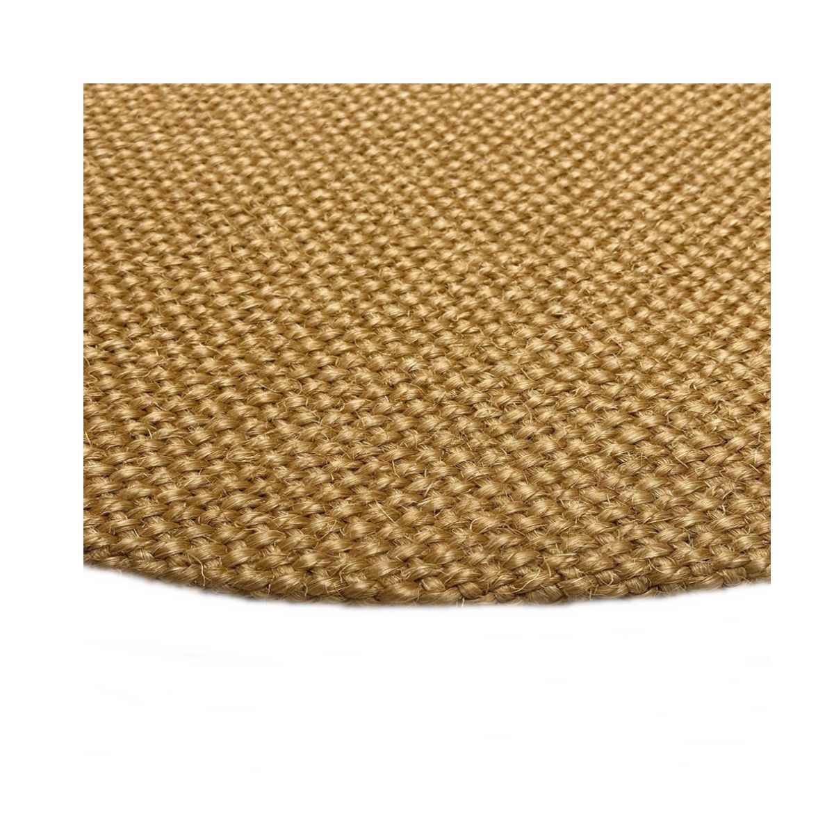 Tapete Sisal Natural 200 Redondo Cobre Fc
