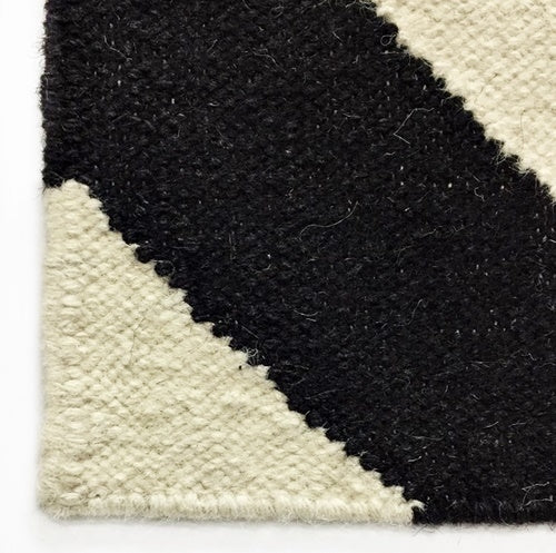 Tapete Kilim Geometric 250x300 GK-345 BLACK IVORY