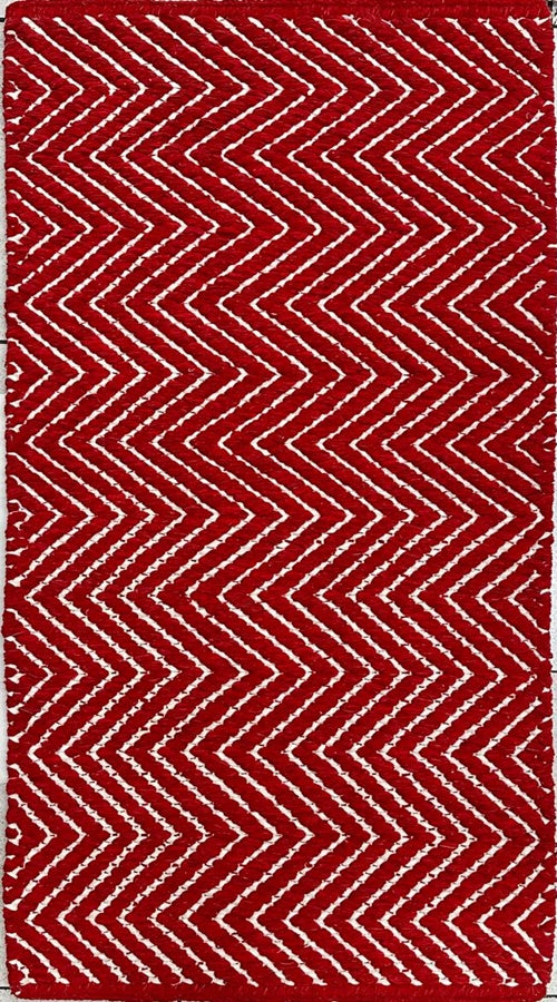 Tapete Tear 63x120 chenile vermelho escama