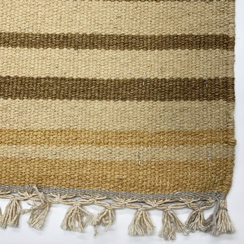 Tapete Kilim Shutle 199x242 listra bege
