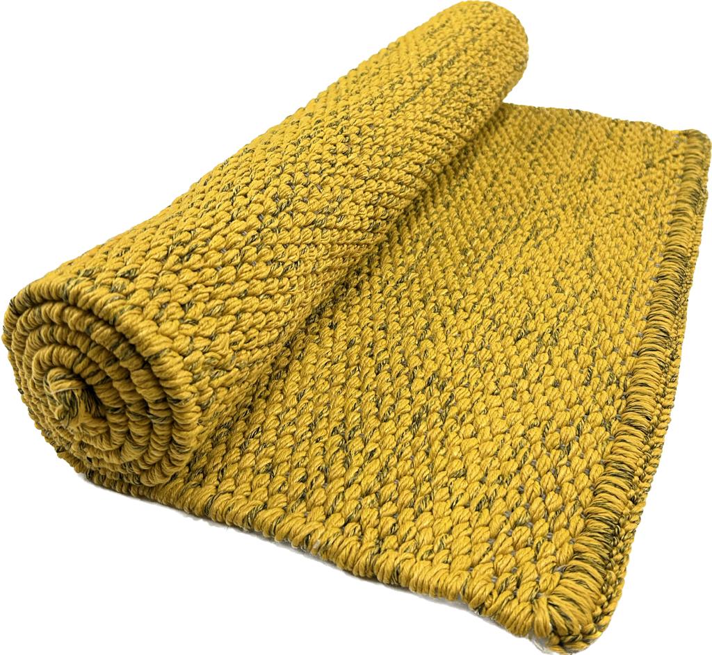 Tapete Tear 60x120 aqua amarelo rajado