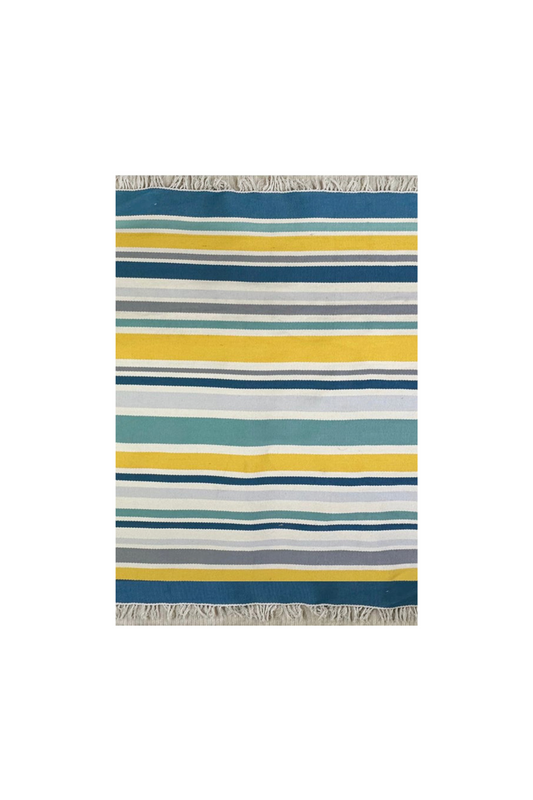 Tapete Kilim Algodão  242x305 listrado 01