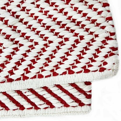 Tapete Tear 60x120 MA escama vermelho branco