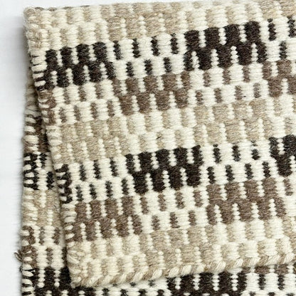 Tapete Kilim 61x92 Geometrico Marrom Bege