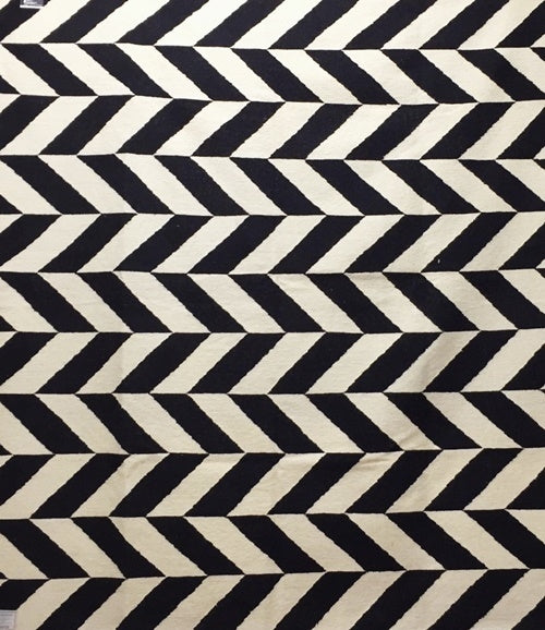 Tapete Kilim Geometric 250x300 GK-345 BLACK IVORY