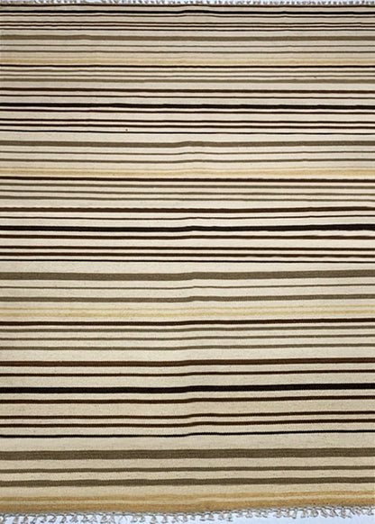 Tapete Kilim Shutle 199x242 listra bege