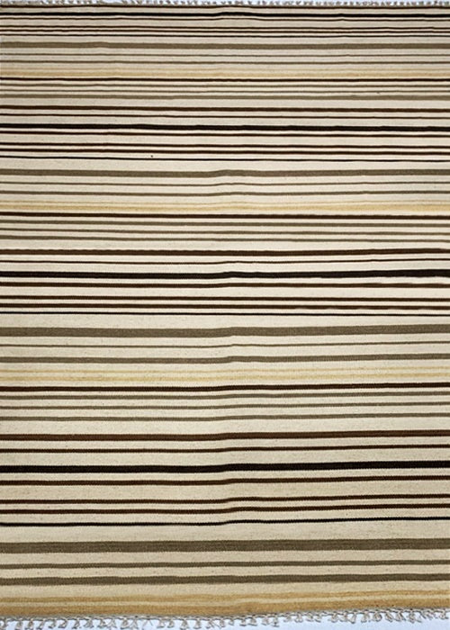 Tapete Kilim Shutle 199x242 listra bege