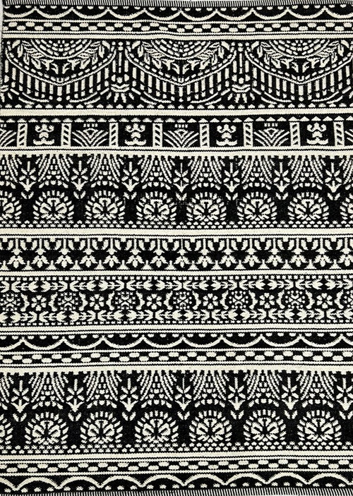 Tapete Kilim Murano 200x300 black