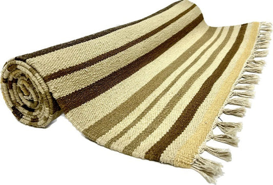 Tapete Kilim Shutle 63x180 listra bege