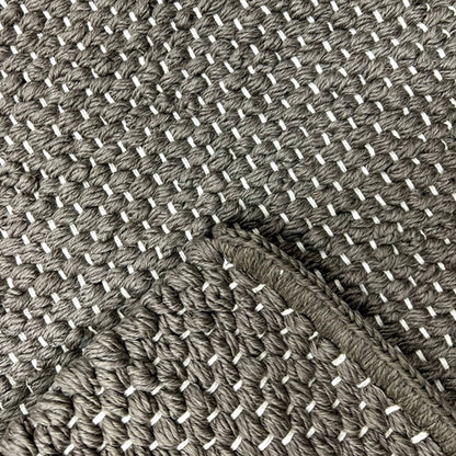 Tapete Tear 60x100 aqua  cinza trança