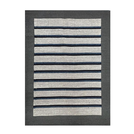 Tapete Tear 150x200 Listrado Cinza Azul