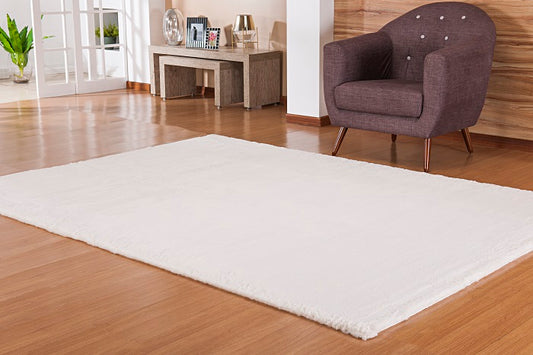 Tapete Pele Bangor 100x150 Marfim Unico