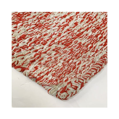 Tapete Tear 100x170 Trança Vermelho Bege