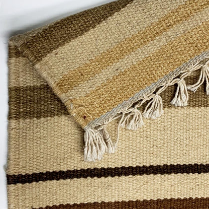 Tapete Kilim Shutle 75x293 listra bege