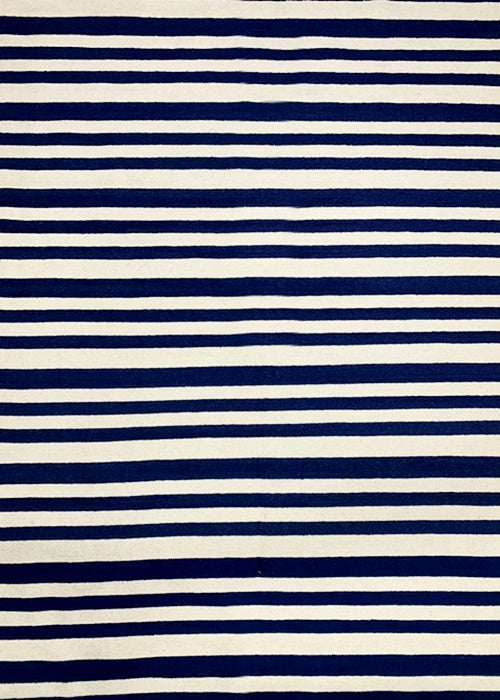 Tapete Kilim Summer 204x295 67 white blue