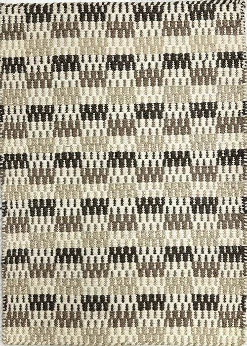 Tapete Kilim 61x92 Geometrico Marrom Bege