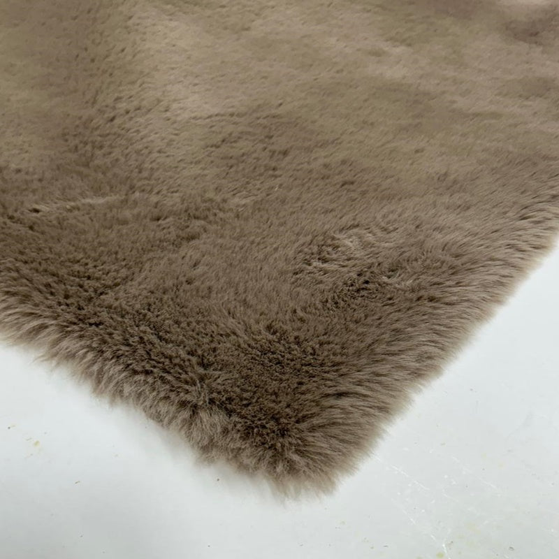 Tapete Rabbit Fur 100x150 30mm Cor04 Beige