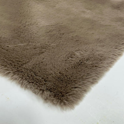 Tapete Rabbit Fur 100x150 30mm Cor04 Beige