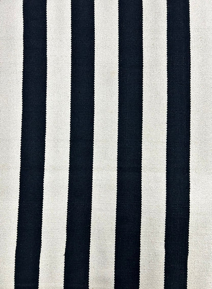 Tapete Tear 148x186 Algodão preto cru