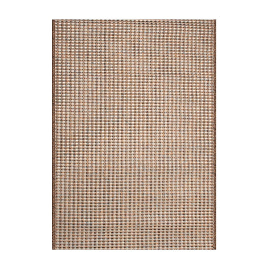 Tapete Buzios 150x200 Barra 49 Marrom Azul